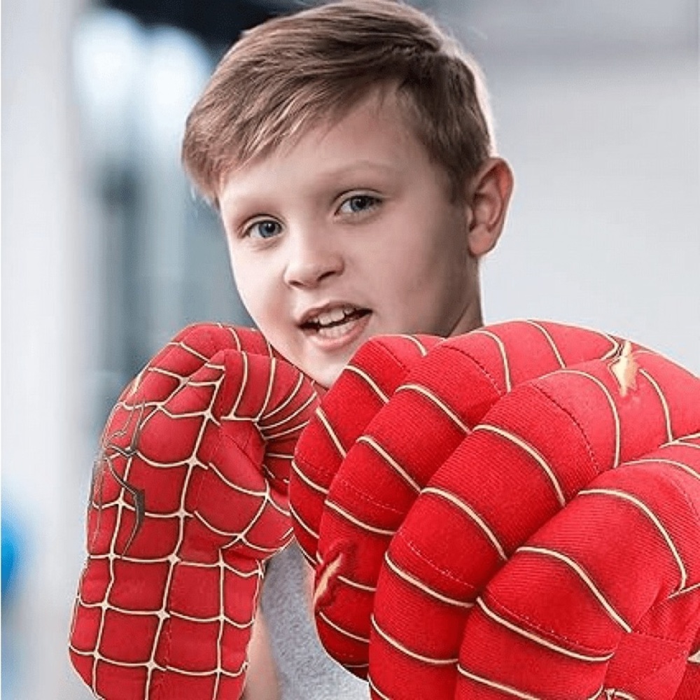 Spider-Man Gloves For Kids or adults Smash Superhero - Picture 2 of 5